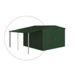 DODATKI ZA KOVINSKE HIKE BIOHORT 150X300 CM STRANSKA STREHA ZA EUROPA V 6/7